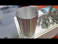 Клинная проволока экрана 304 нержавеющая сталь фильтр сосуды OD 53 мм