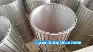 AISI 316l Johnson Ve проволочная сетчатая труба для сточных вод