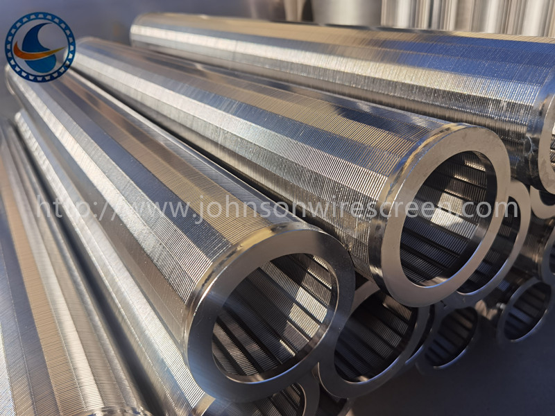 SS304 Слот 25μm Johnson Wedge Wire Screen Filter до 80% открытой площади