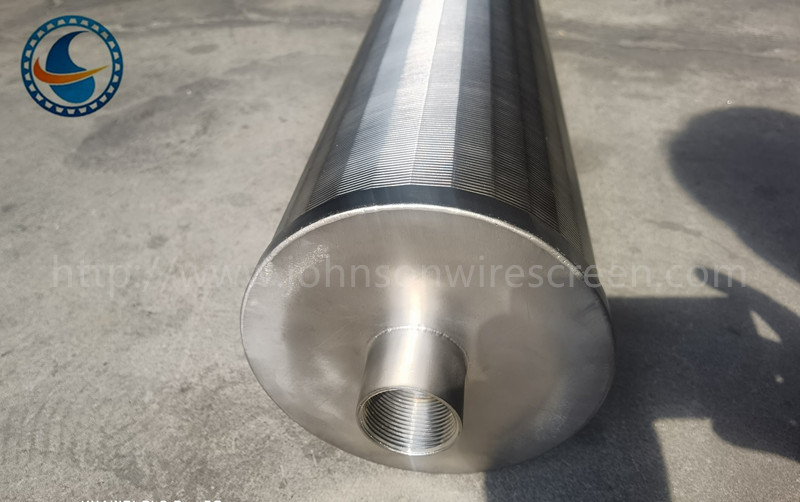 SS304 Слот 25μm Johnson Wedge Wire Screen Filter до 80% открытой площади