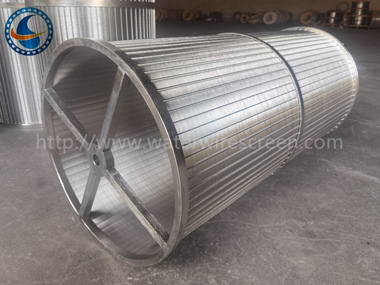 корзина сетки фильтра провода клина нержавеющей стали 316l 490mm для фильтров шабера