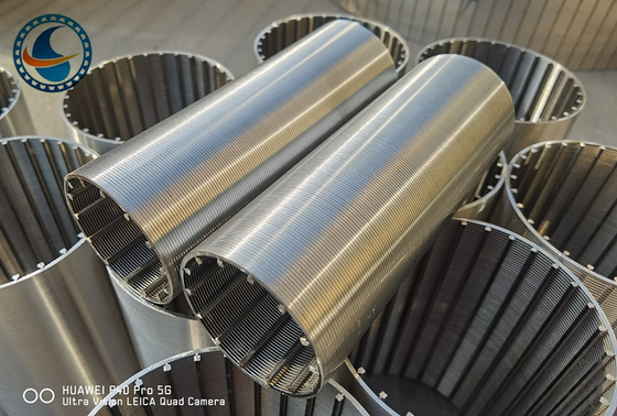 Vee труба OD51mm сетки фильтра провода SS304 для отработанной воды не закупоривая
